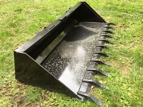 84 skid steer bucket|skid steer buckets with teeth.